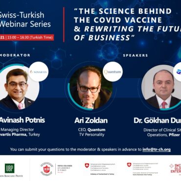 Swiss-Turkish Webinar Series: 07 APRIL | “THE SCIENCE BEHIND THE COVID VACCINE & REWRITING THE FUTURE OF BUSINESS”