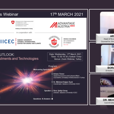“Turkey Energy Outlook: Energy Markets, Investment and Technologies” webinar was held.