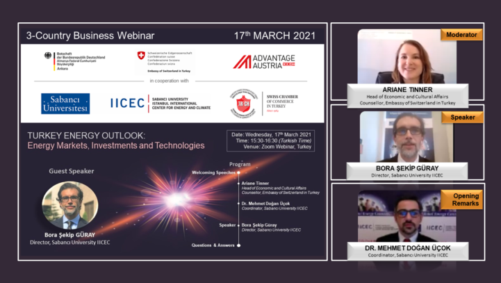 “Turkey Energy Outlook: Energy Markets, Investment and Technologies” webinar was held.