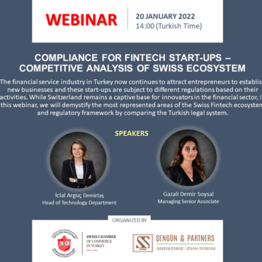 WEBINAR: 20 JANUARY | “COMPLIANCE FOR FINTECH START-UPS – COMPETITIVE ANALYSIS OF SWISS ECOSYSTEM” WEBINAR: 20 JANUARY | “COMPLIANCE FOR FINTECH START-UPS – COMPETITIVE ANALYSIS OF SWISS ECOSYSTEM”