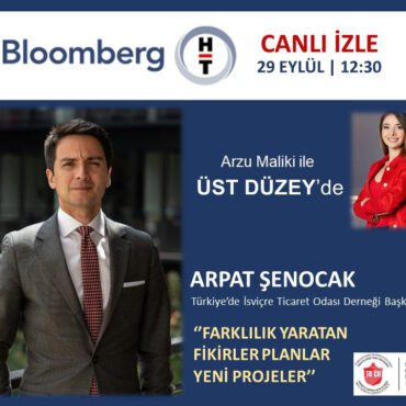 SCCT President Arpat Şenocak was live on Bloomberg HT “Üst Düzey”