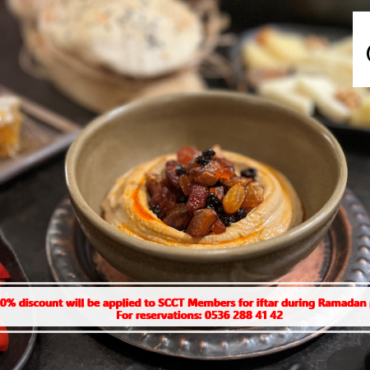Member Offer: The spirit of Ramadan at Fairmont Quasar Istanbul: 20% discount will be applied to SCCT Members for iftar during Ramadan period.